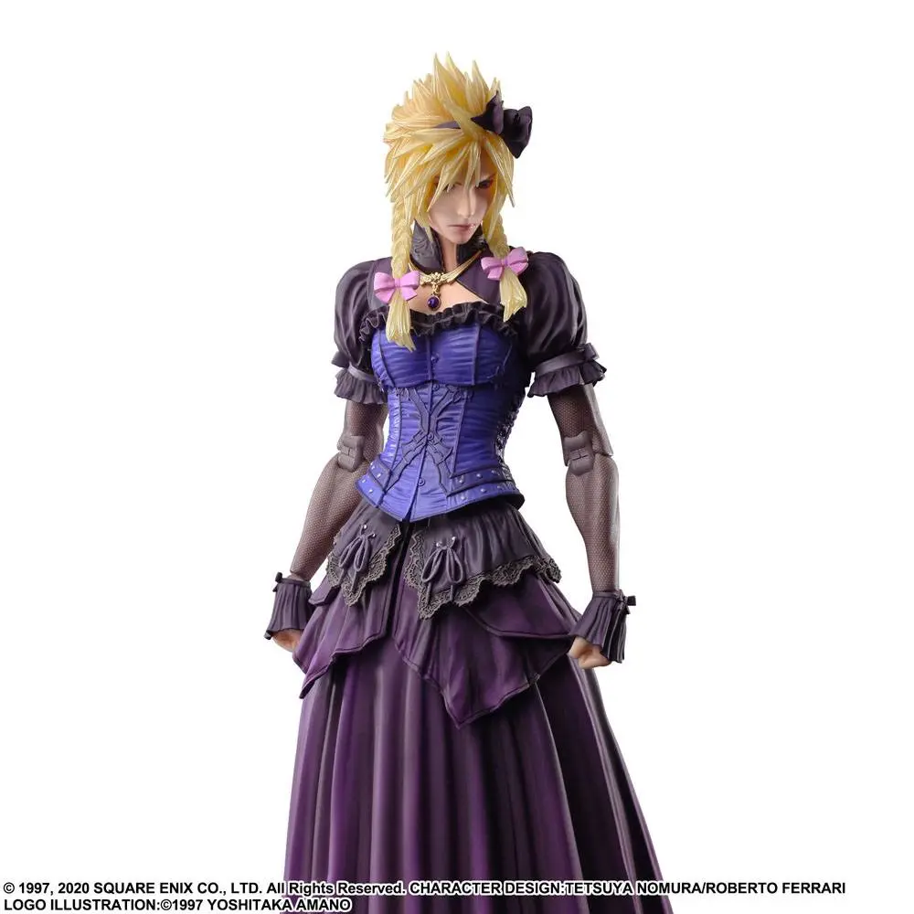 Final Fantasy VII Remake Play Arts Kai akcijska figura Cloud Strife Dress Ver. 28 cm fotografija proizvoda