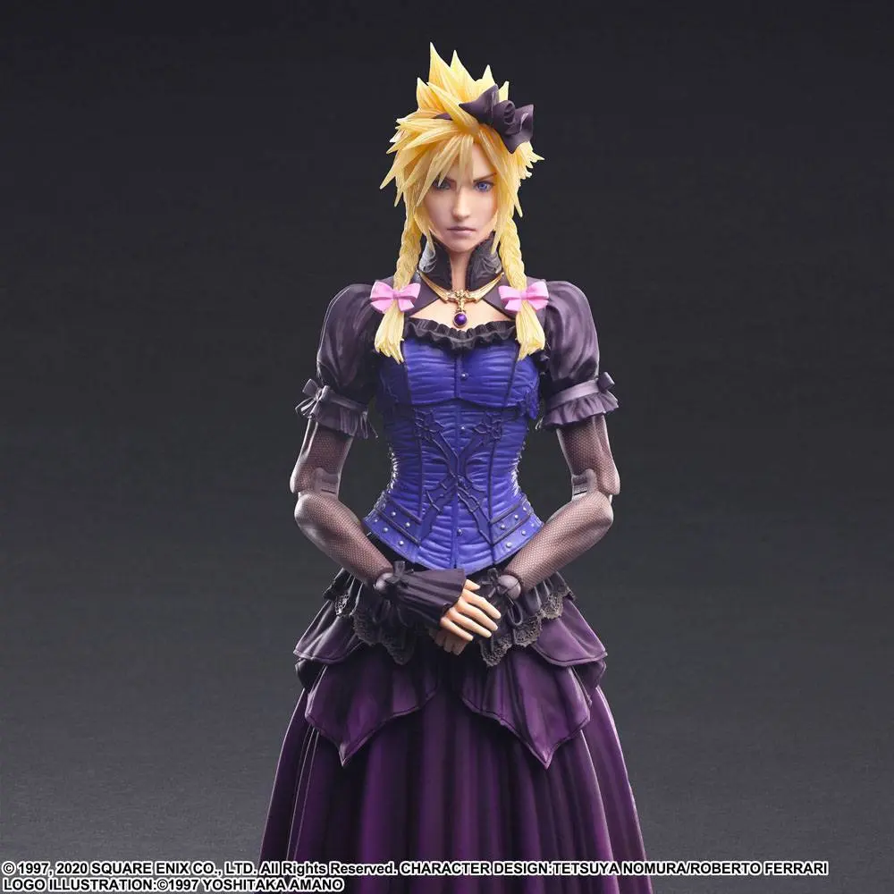 Final Fantasy VII Remake Play Arts Kai akcijska figura Cloud Strife Dress Ver. 28 cm fotografija proizvoda