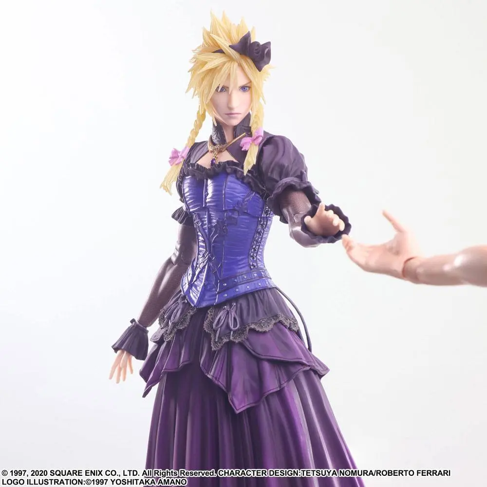 Final Fantasy VII Remake Play Arts Kai akcijska figura Cloud Strife Dress Ver. 28 cm fotografija proizvoda