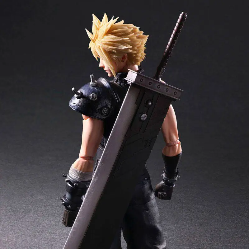 Final Fantasy VII Remake Play Arts Kai akcijska figura Cloud Strife Ver. 2 27 cm fotografija proizvoda