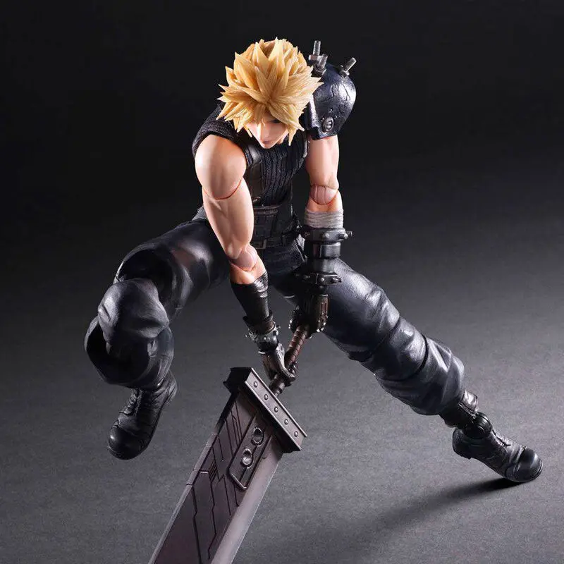 Final Fantasy VII Remake Play Arts Kai akcijska figura Cloud Strife Ver. 2 27 cm fotografija proizvoda