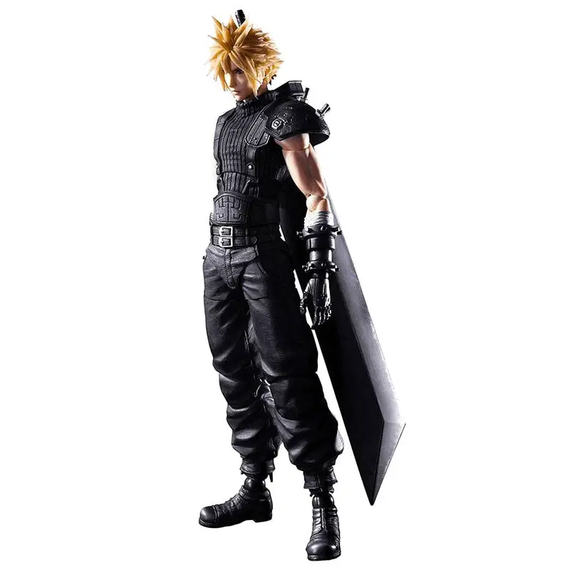 Final Fantasy VII Remake Play Arts Kai akcijska figura Cloud Strife Ver. 2 27 cm fotografija proizvoda