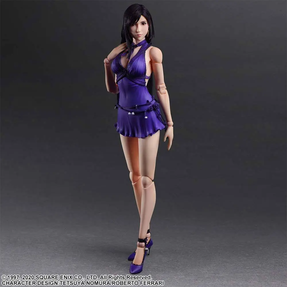 Final Fantasy VII Remake Play Arts Kai akcijska figura Tifa Lockhart Dress Ver. 25 cm fotografija proizvoda
