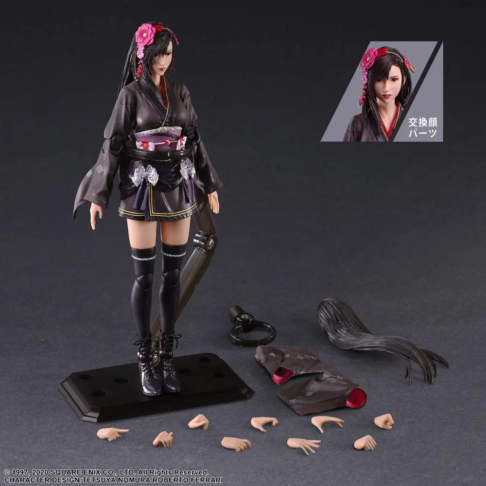 Final Fantasy VII Remake Play Arts Kai akcijska figura Tifa Lockhart Exotic Dress Ver. 25 cm fotografija proizvoda