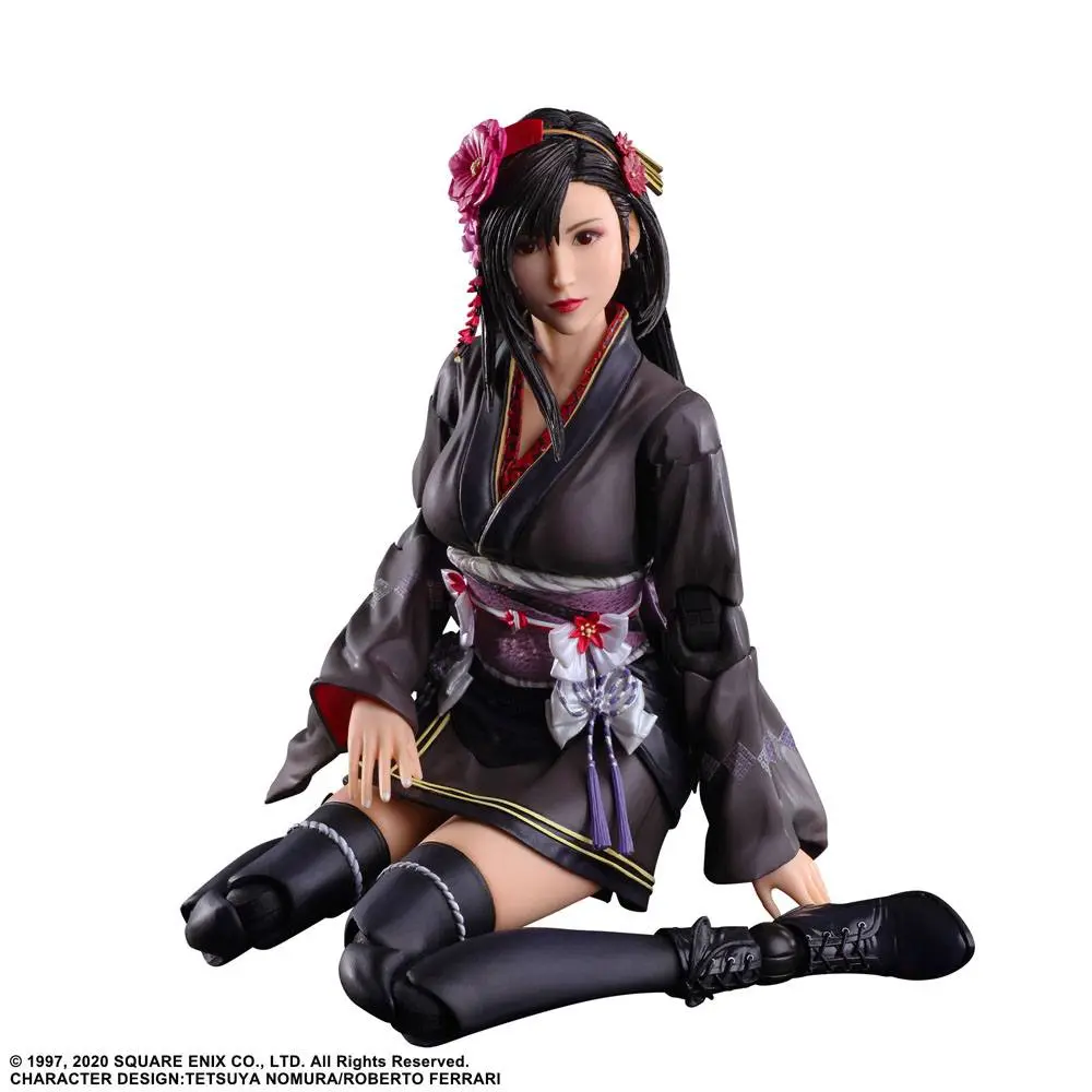 Final Fantasy VII Remake Play Arts Kai akcijska figura Tifa Lockhart Exotic Dress Ver. 25 cm fotografija proizvoda