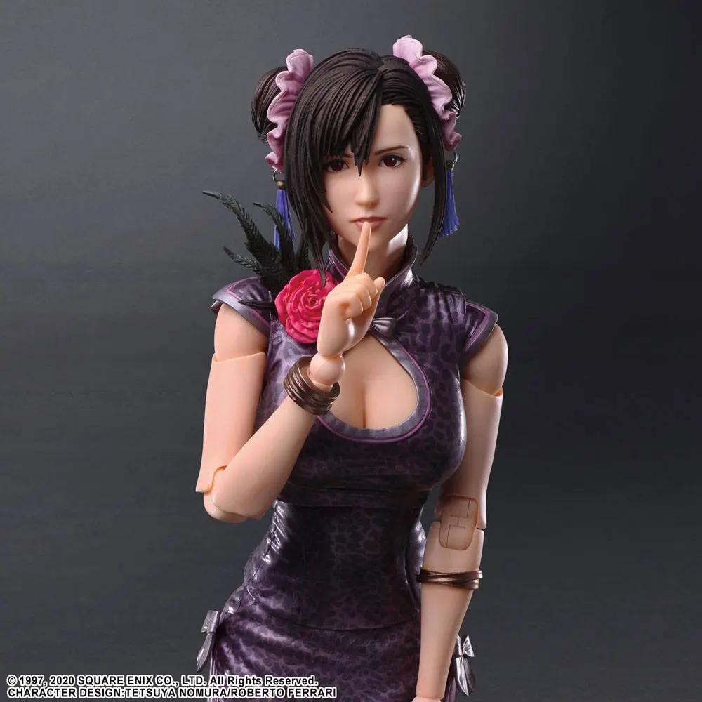 Final Fantasy VII Remake Play Arts Kai akcijska figura Tifa Lockhart Sporty Dress Ver. 25 cm fotografija proizvoda