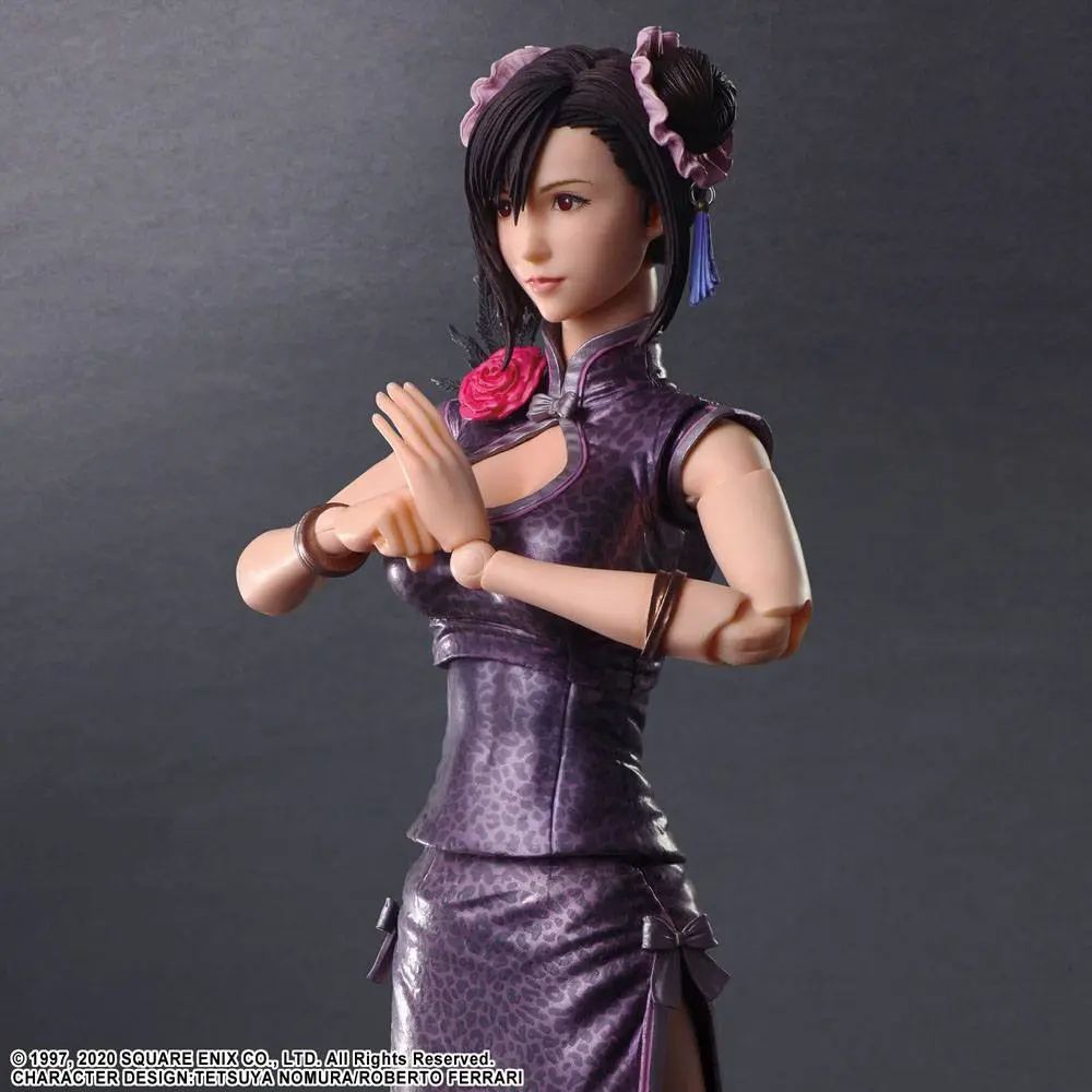 Final Fantasy VII Remake Play Arts Kai akcijska figura Tifa Lockhart Sporty Dress Ver. 25 cm fotografija proizvoda