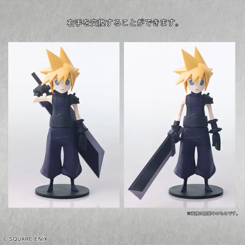 Final Fantasy VII Remake Static Arts Mini Kipić Cloud Strife 15 cm fotografija proizvoda