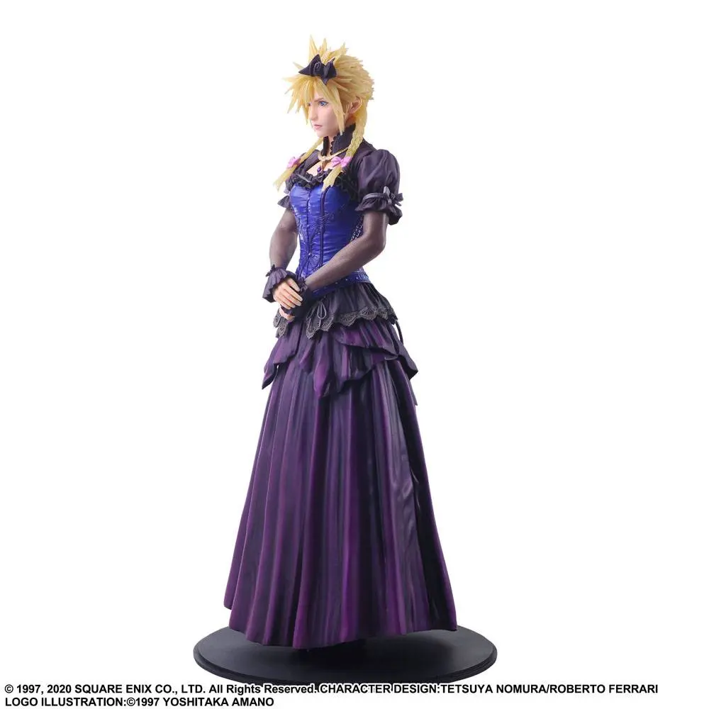 Final Fantasy VII Remake Static Arts Gallery Kip Cloud Strife Dress Ver. 28 cm fotografija proizvoda