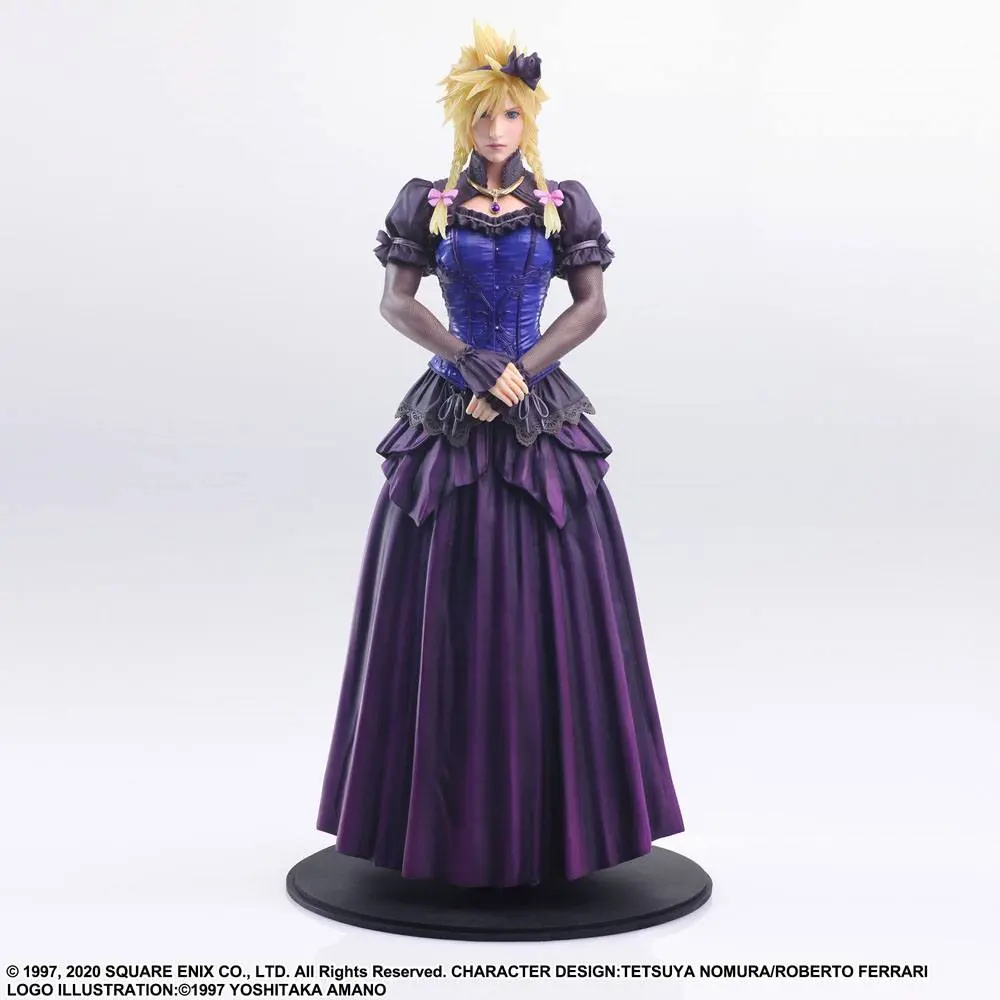 Final Fantasy VII Remake Static Arts Gallery Kip Cloud Strife Dress Ver. 28 cm fotografija proizvoda