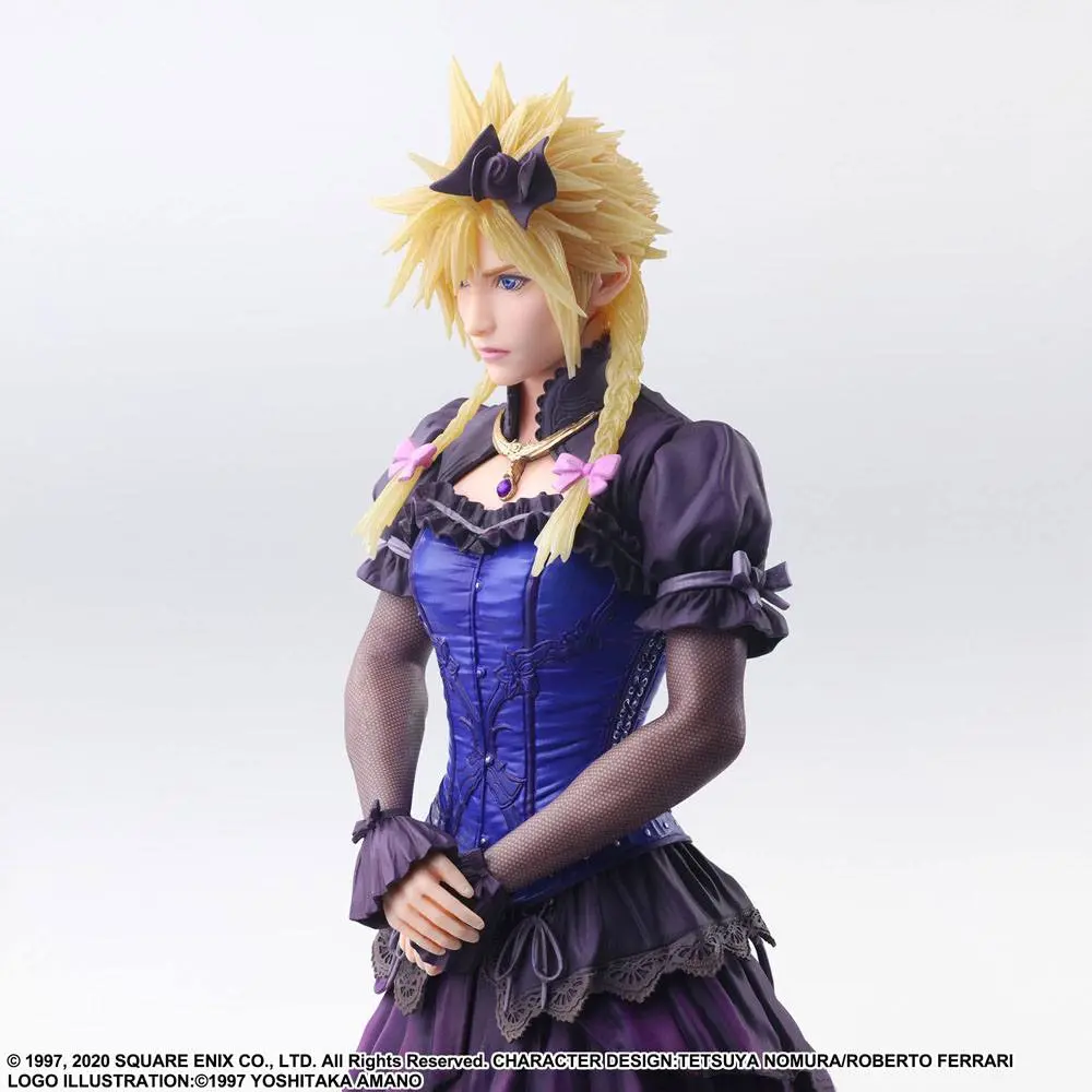 Final Fantasy VII Remake Static Arts Gallery Kip Cloud Strife Dress Ver. 28 cm fotografija proizvoda