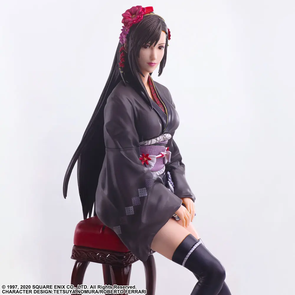 Final Fantasy VII Remake Static Arts Gallery Kip Tifa Lockhart Exotic Dress Ver. 23 cm fotografija proizvoda