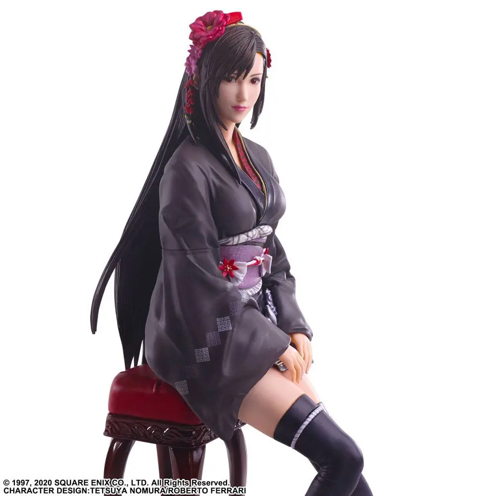 Final Fantasy VII Remake Static Arts Gallery Kip Tifa Lockhart Exotic Dress Ver. 23 cm fotografija proizvoda