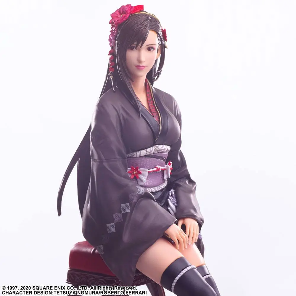 Final Fantasy VII Remake Static Arts Gallery Kip Tifa Lockhart Exotic Dress Ver. 23 cm fotografija proizvoda