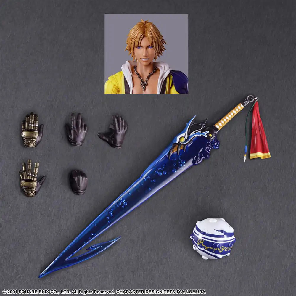 Final Fantasy X Play Arts Kai akcijska figura Tidus 27 cm fotografija proizvoda