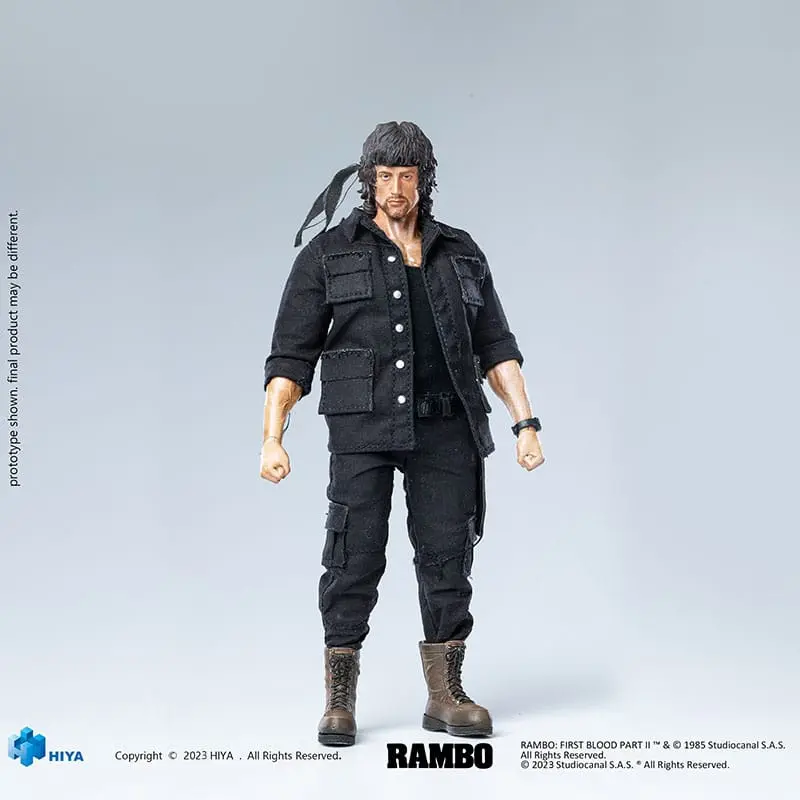 First Blood II Exquisite Super Series Akcijska figura 1/12 First Blood II John Rambo 16 cm fotografija proizvoda