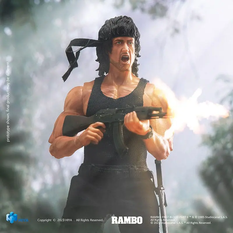 First Blood II Exquisite Super Series Akcijska figura 1/12 First Blood II John Rambo 16 cm fotografija proizvoda