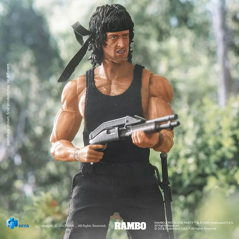 First Blood II Exquisite Super Series Akcijska figura 1/12 First Blood II John Rambo 16 cm fotografija proizvoda