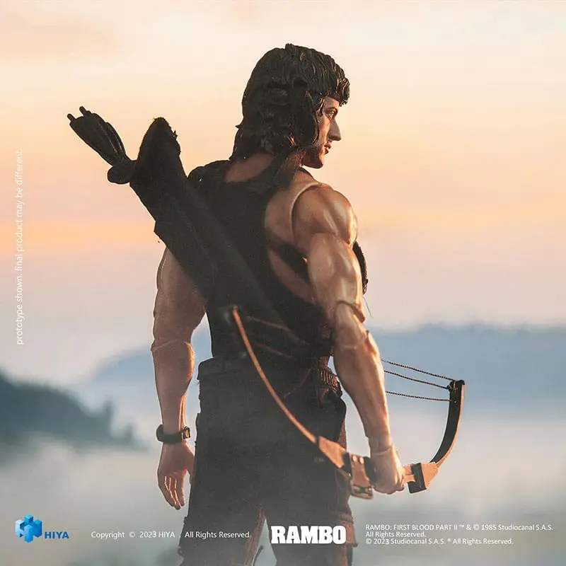 First Blood II Exquisite Super Series Akcijska figura 1/12 First Blood II John Rambo 16 cm fotografija proizvoda