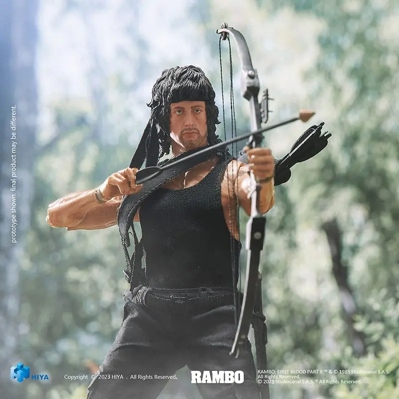 First Blood II Exquisite Super Series Akcijska figura 1/12 First Blood II John Rambo 16 cm fotografija proizvoda