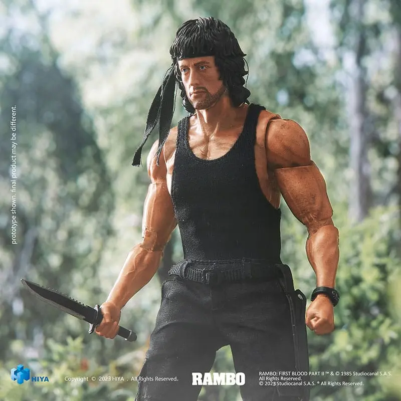 First Blood II Exquisite Super Series Akcijska figura 1/12 First Blood II John Rambo 16 cm fotografija proizvoda