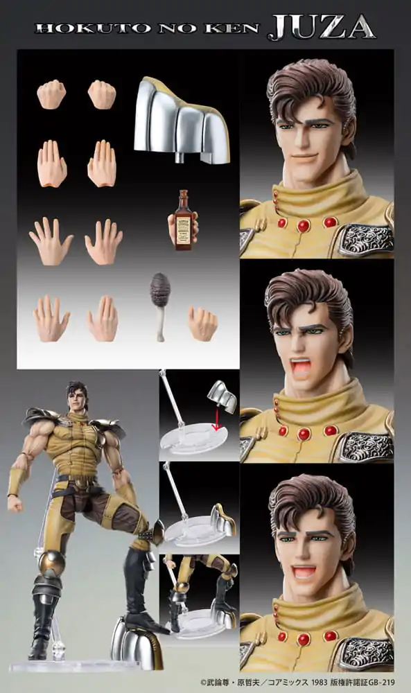 Fist of the North Star Akcijska figura Chozokado Juza 18 cm fotografija proizvoda