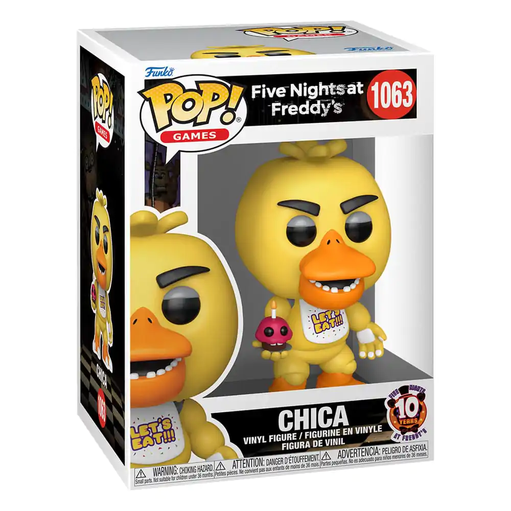 Five Nights at Freddy's Funko POP! Vinilna figura 10. obljetnica - Chica 9 cm fotografija proizvoda