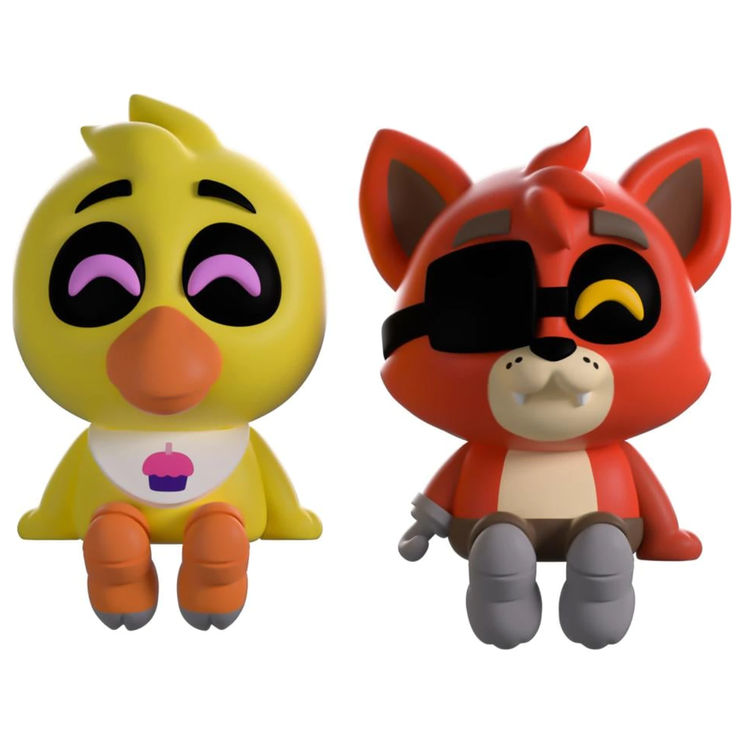 Five Nights at Freddy's Chica & Foxy Monitor Buddiez figure 6 cm fotografija proizvoda