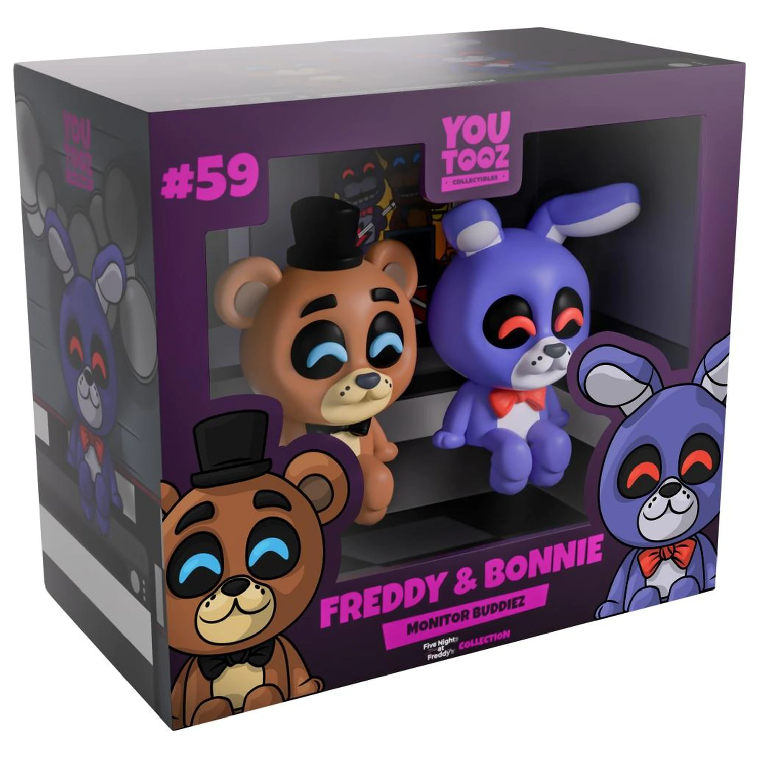 Five Nights at Freddy's Freddy & Bonnie Monitor Buddiez figurice od 6 cm fotografija proizvoda