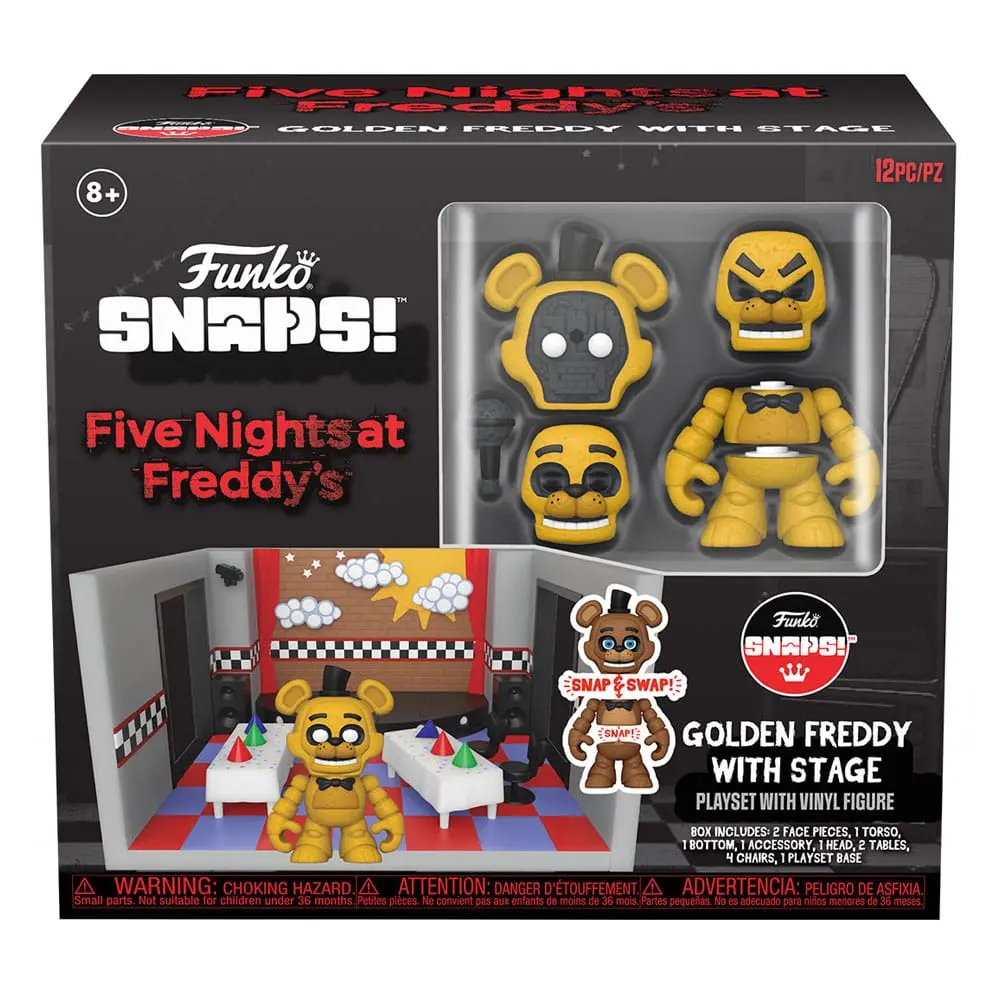 Five Nights at Freddy's Snap Playset i Scena s akcijskom figuricom i Freddyjem (GD) 9 cm fotografija proizvoda