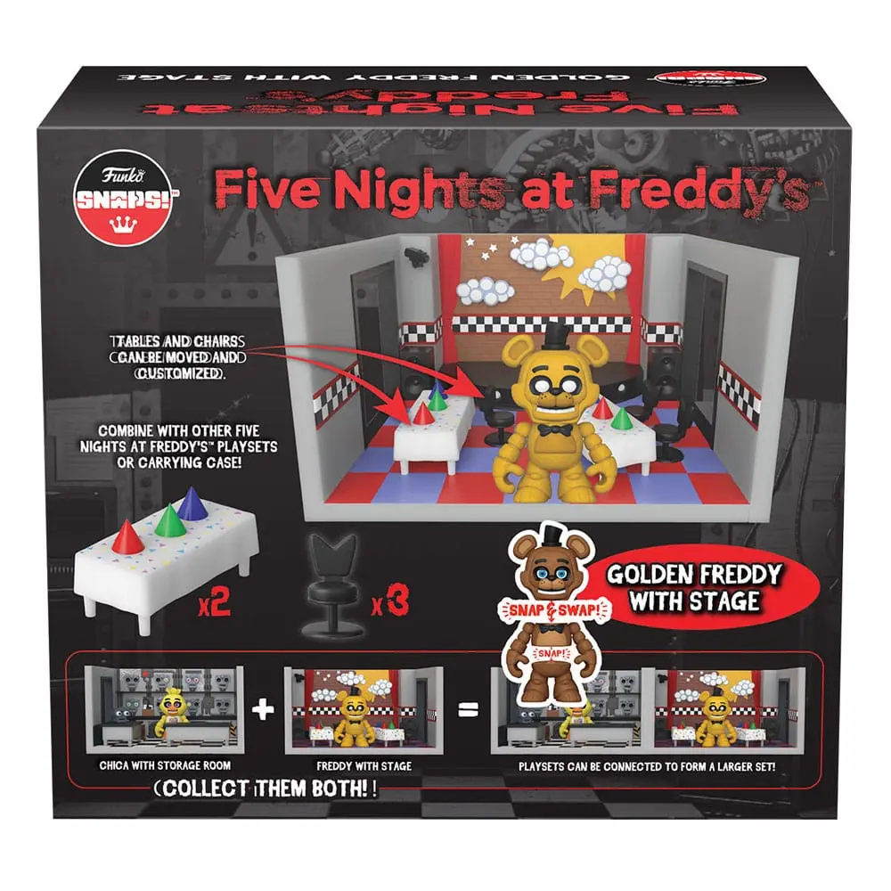Five Nights at Freddy's Snap Playset i Scena s akcijskom figuricom i Freddyjem (GD) 9 cm fotografija proizvoda