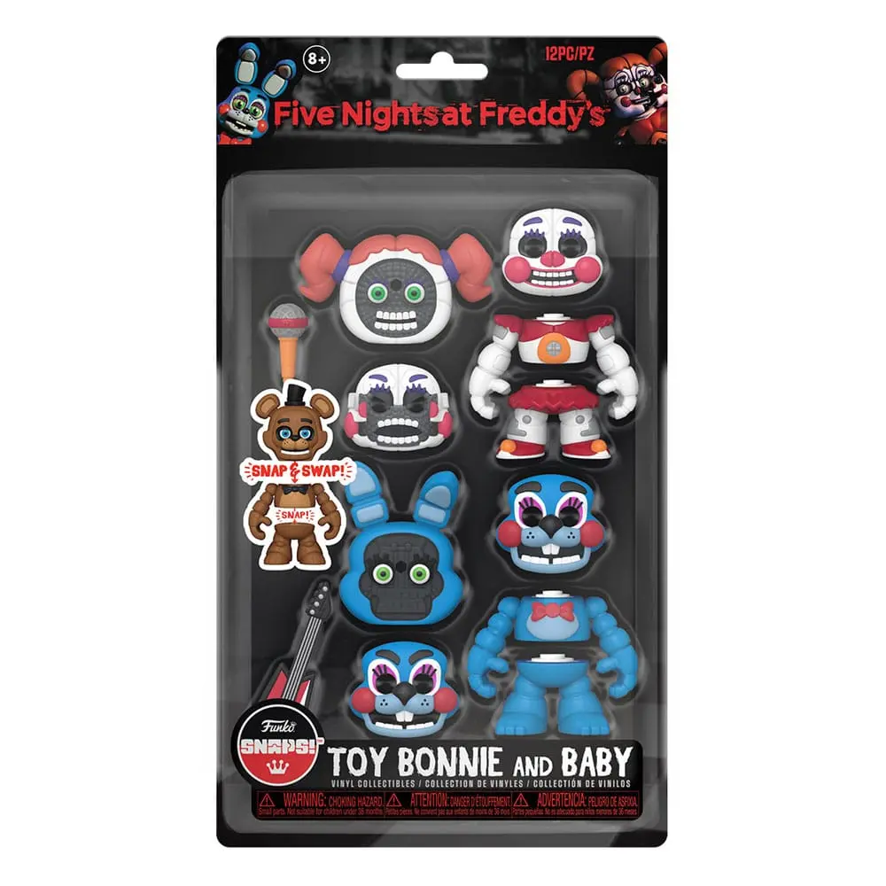 Five Nights at Freddy's Snap akcijske figure Toy Bonnie & Baby 9 cm fotografija proizvoda