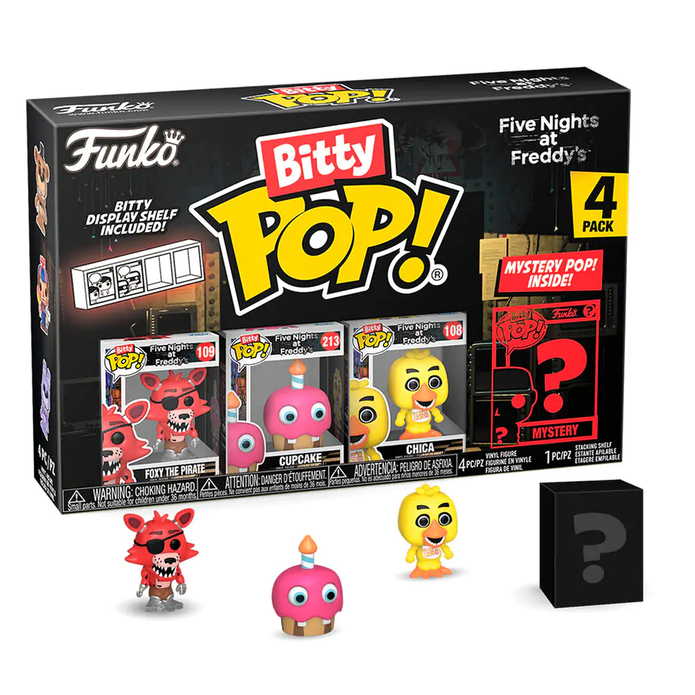 Blister pakiranje 4 figure Bitty POP Five Nights at Freddys Foxy fotografija proizvoda