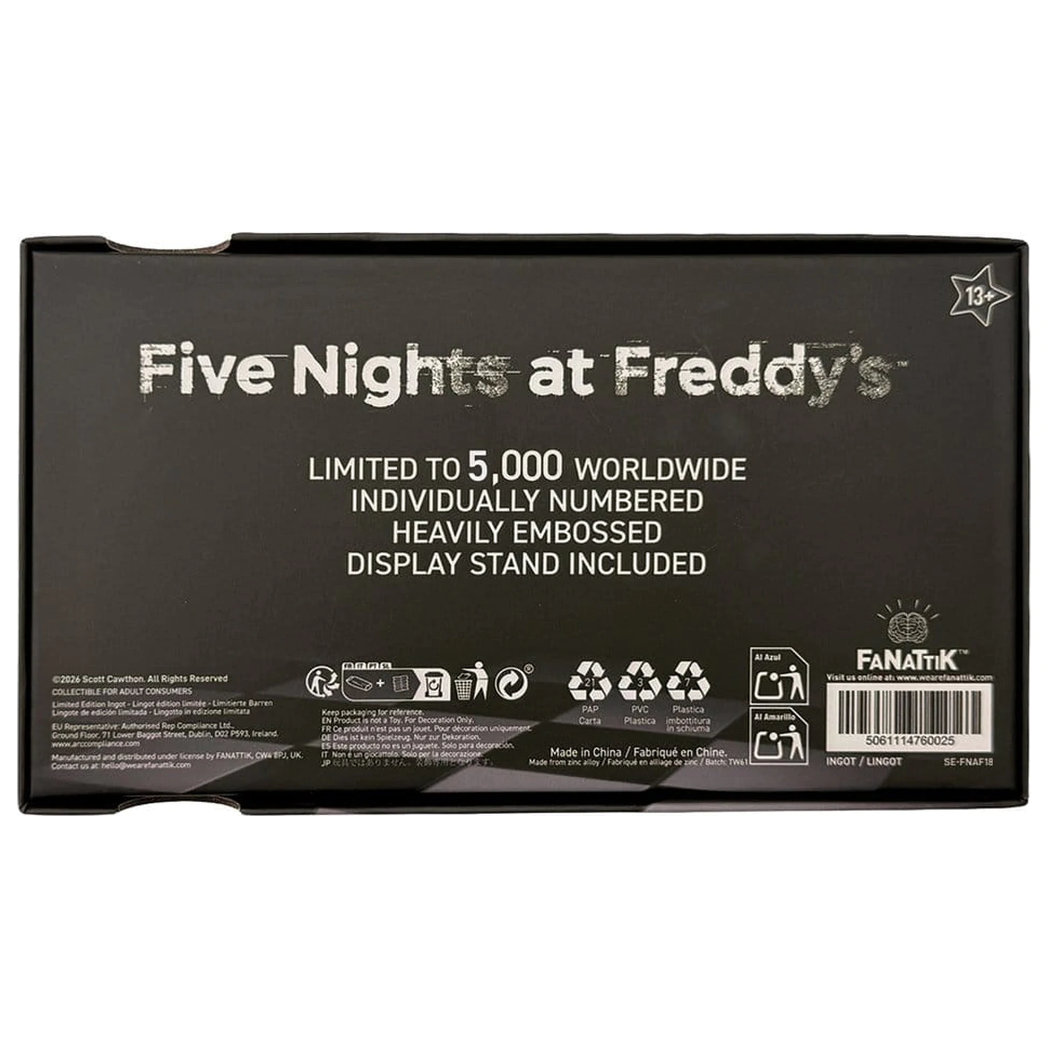 Five Nights at Freddy’s Replika Pizzaplexa Ulaznica za Otvorenje Noći Ograničeno izdanje fotografija proizvoda