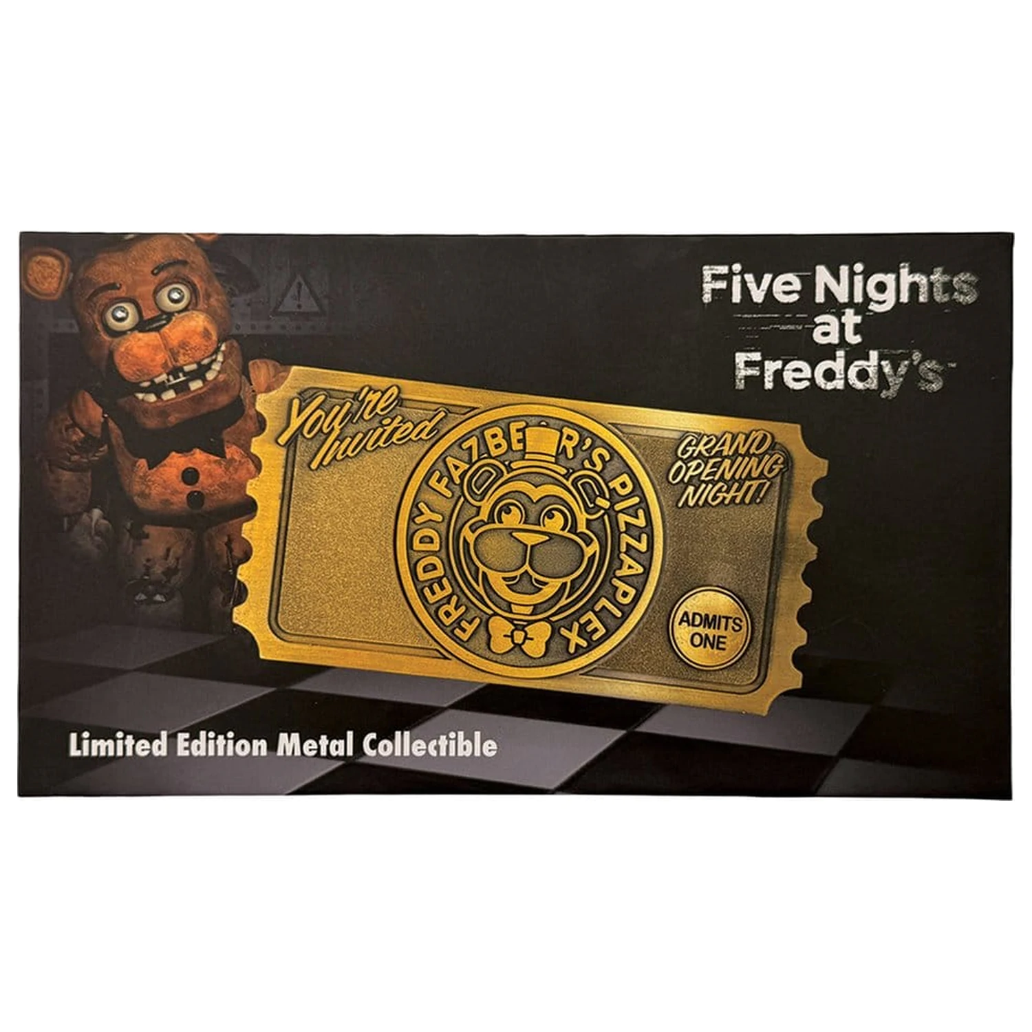 Five Nights at Freddy’s Replika Pizzaplexa Ulaznica za Otvorenje Noći Ograničeno izdanje fotografija proizvoda