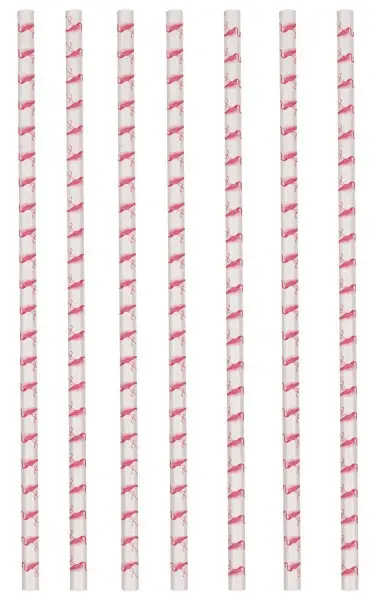 Flamingo papirnate slamke, set od 12 komada fotografija proizvoda