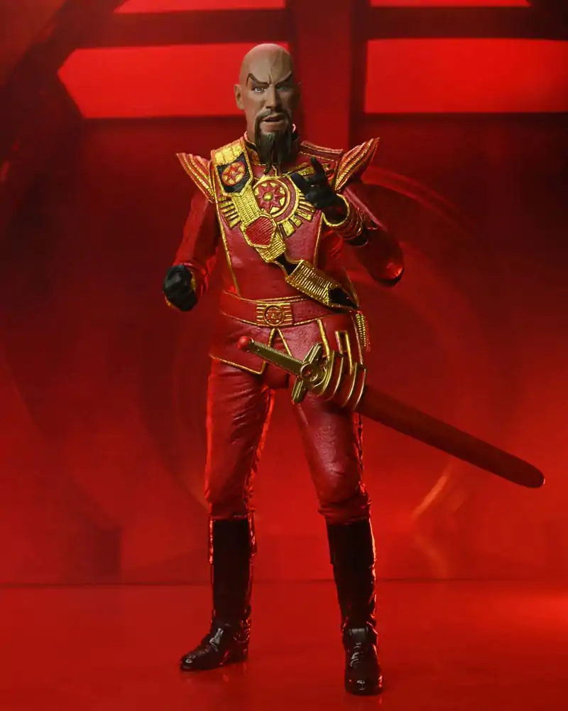 Flash Gordon (1980) akcijska figura Ultimate Ming (Red Military Outfit) 18 cm fotografija proizvoda