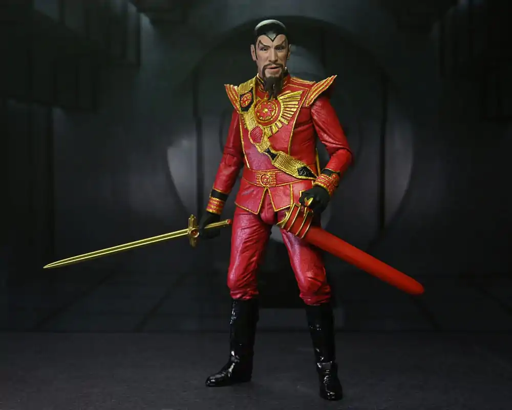 Flash Gordon (1980) akcijska figura Ultimate Ming (Red Military Outfit) 18 cm fotografija proizvoda