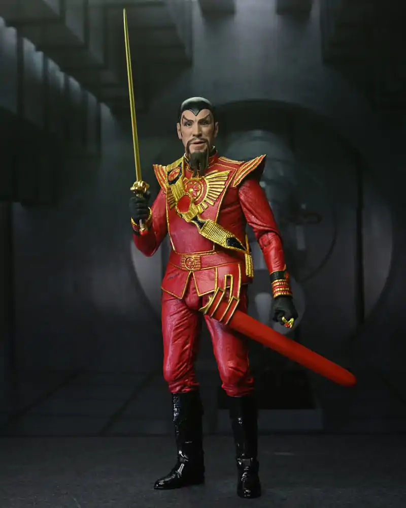 Flash Gordon (1980) akcijska figura Ultimate Ming (Red Military Outfit) 18 cm fotografija proizvoda