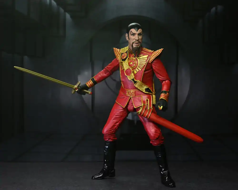 Flash Gordon (1980) akcijska figura Ultimate Ming (Red Military Outfit) 18 cm fotografija proizvoda