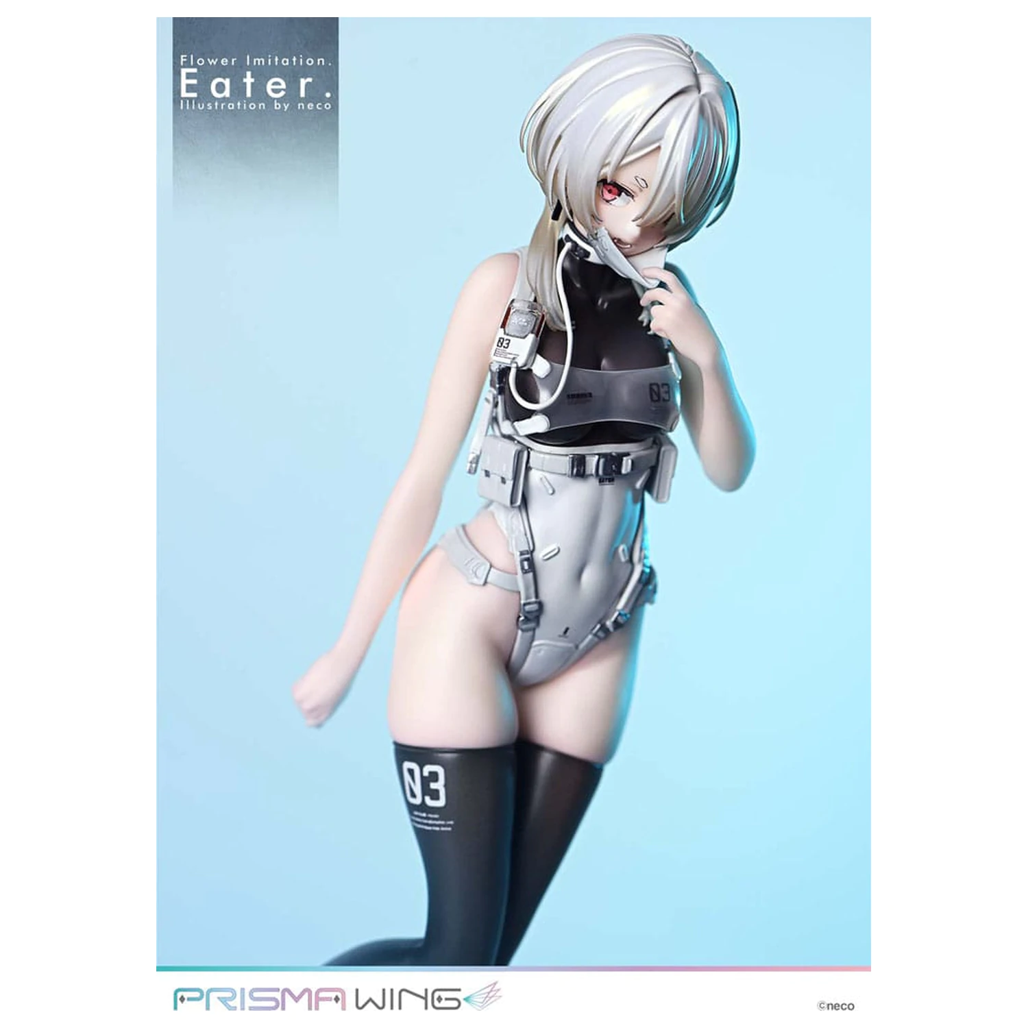 Flower Imitation Prisma Wing PVC Statua 1/7 Eater Illustration by neco 32 cm fotografija proizvoda