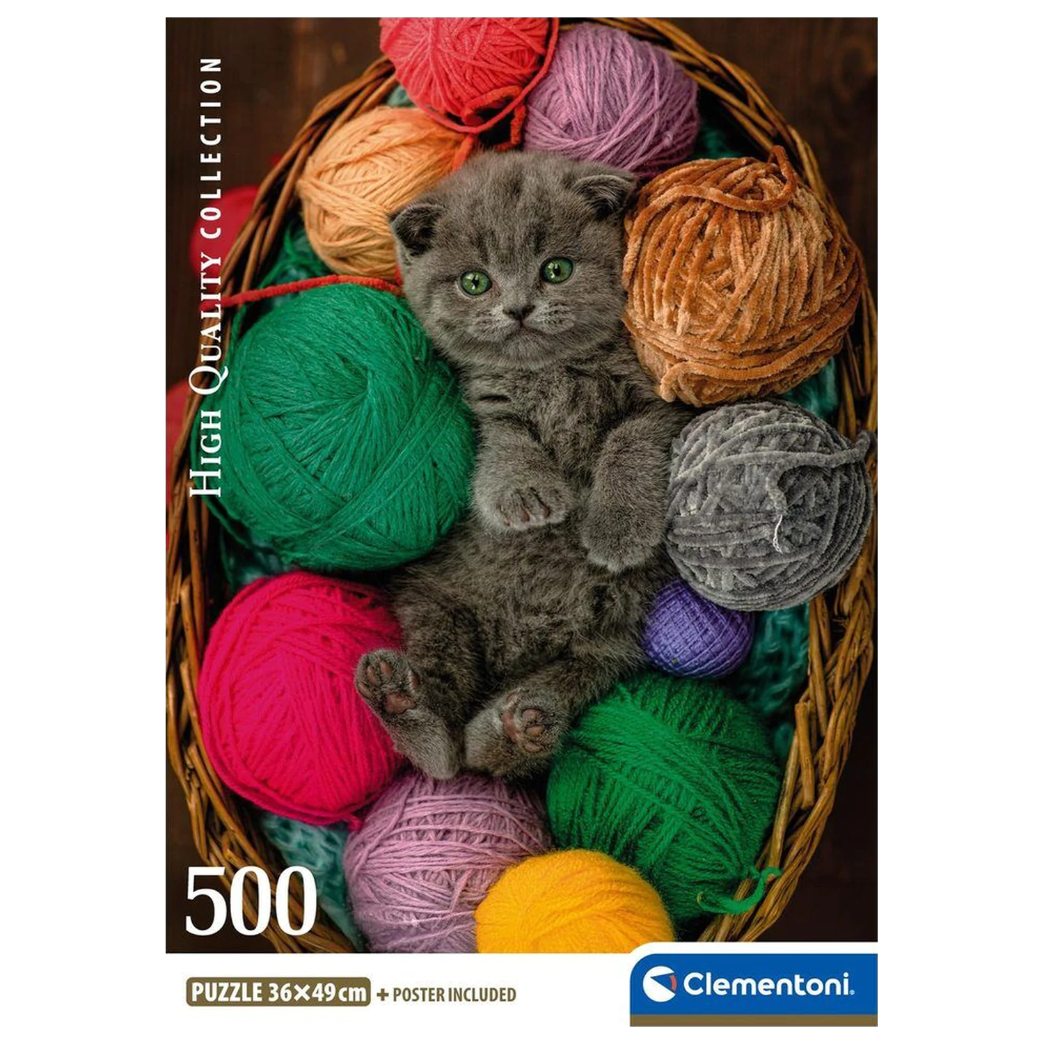 Fluffy Kitten puzzle 500 komada fotografija proizvoda