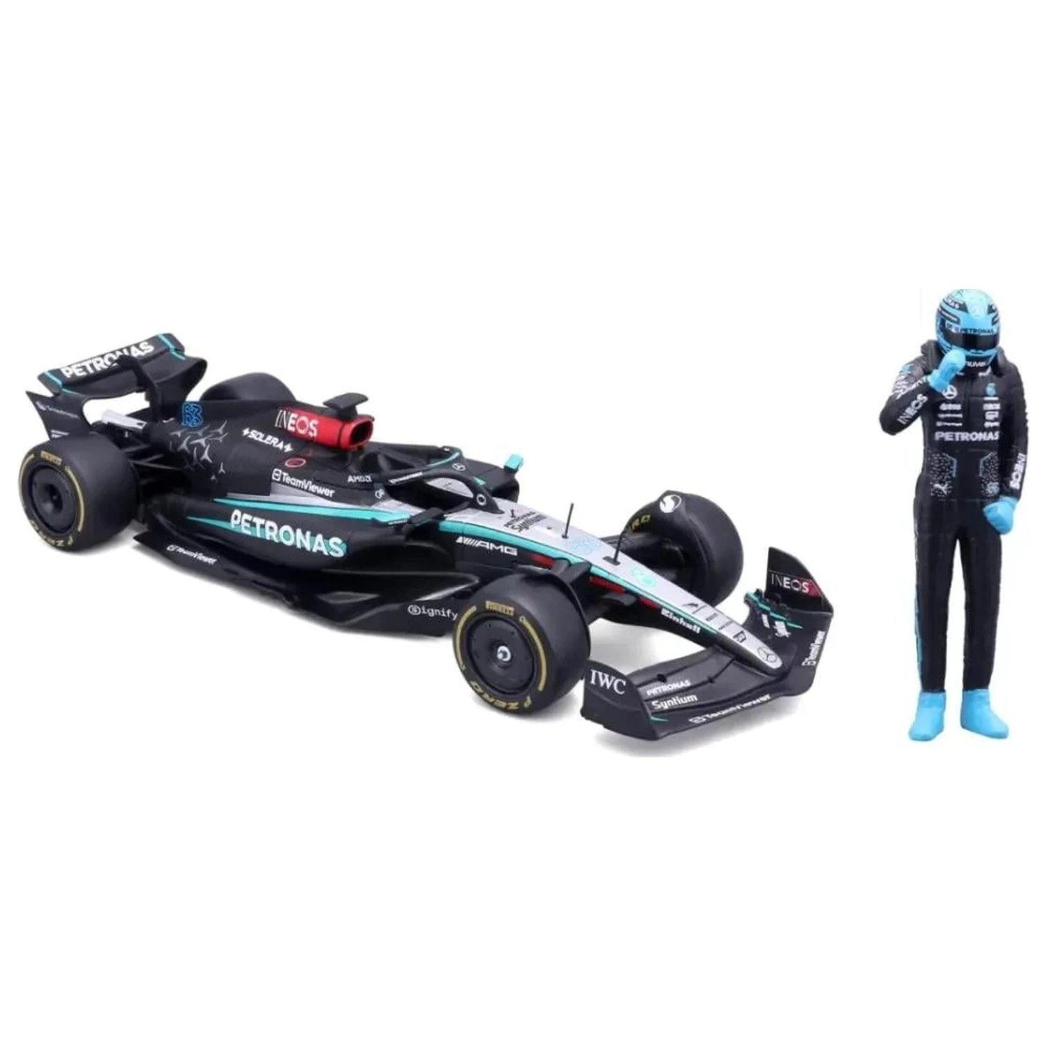 Formula 1 F1 Mercedes W15 E Perf. 2023 Russell Die-cast model 1/24 fotografija proizvoda
