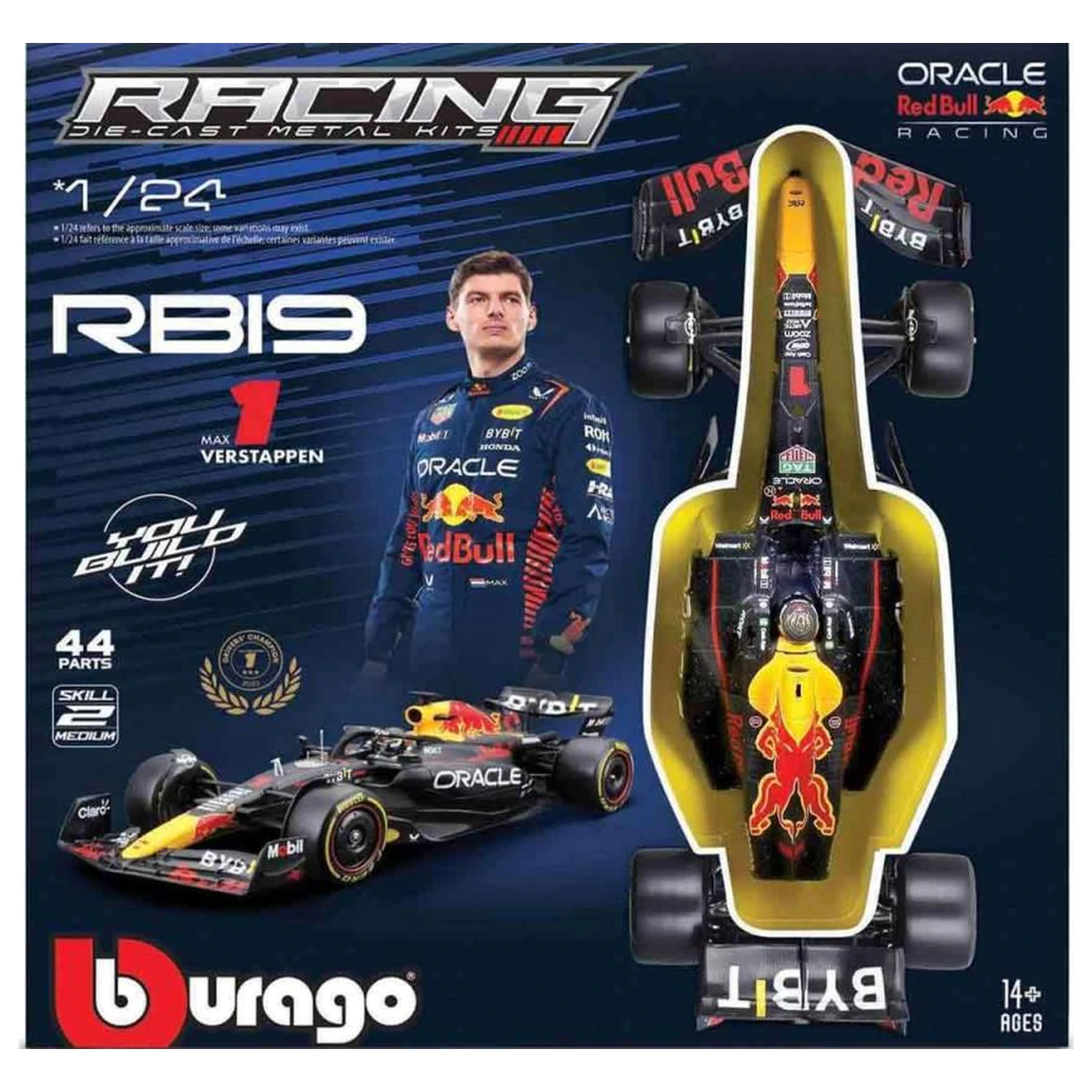 Formula 1 F1 Red Bull RB19 Max Verstappen Set za sastavljanje modela 1:24 fotografija proizvoda