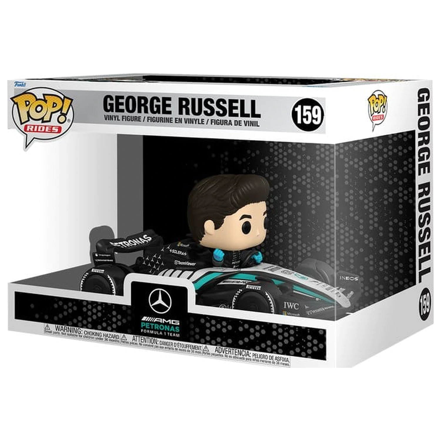 Formula 1 Funko POP! Rides Super Deluxe vinilna figura Mercedes Benz - George Russell 15 cm fotografija proizvoda