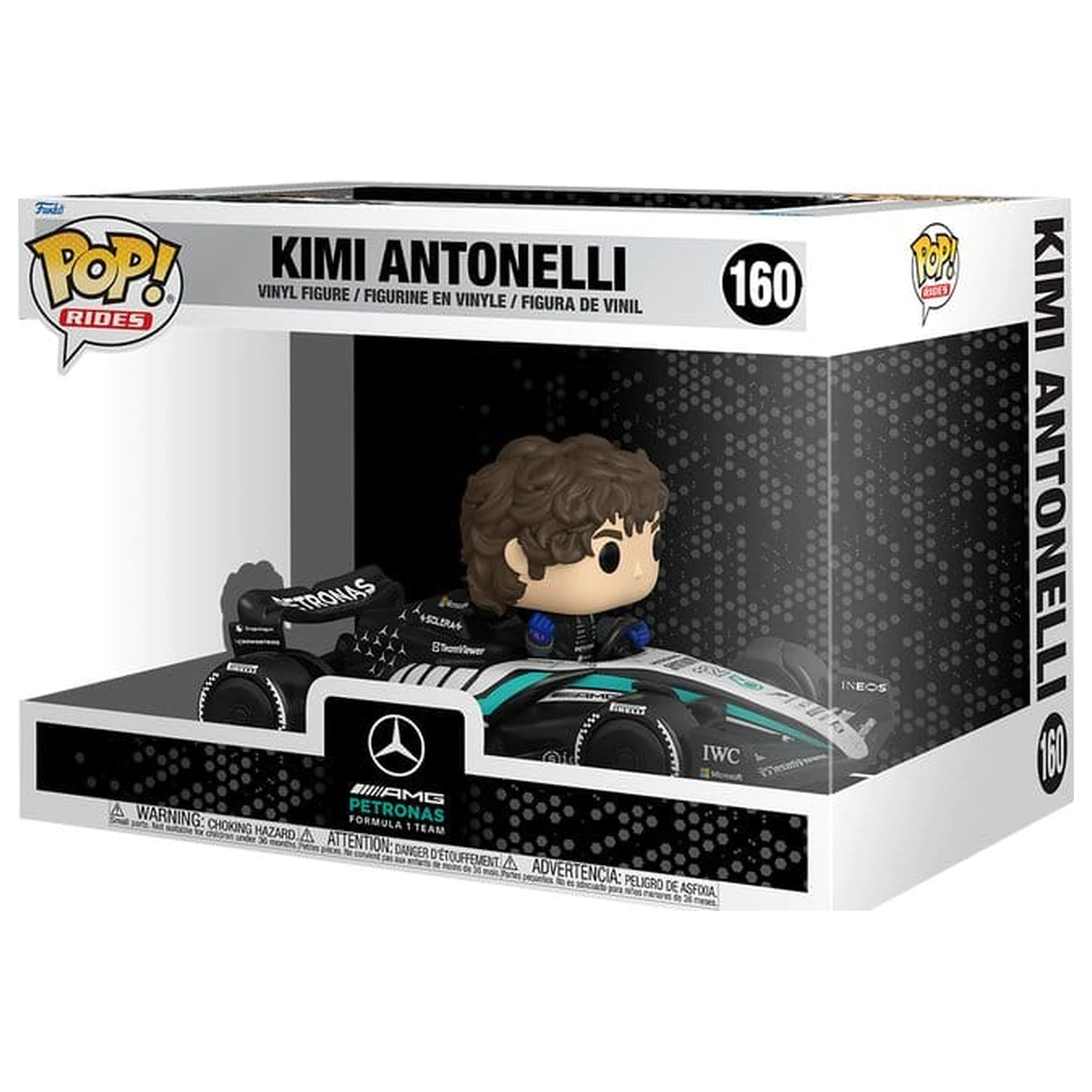 Formula 1 Funko POP! Rides Super Deluxe vinilna figura Mercedes Benz - KIMI 15 cm fotografija proizvoda