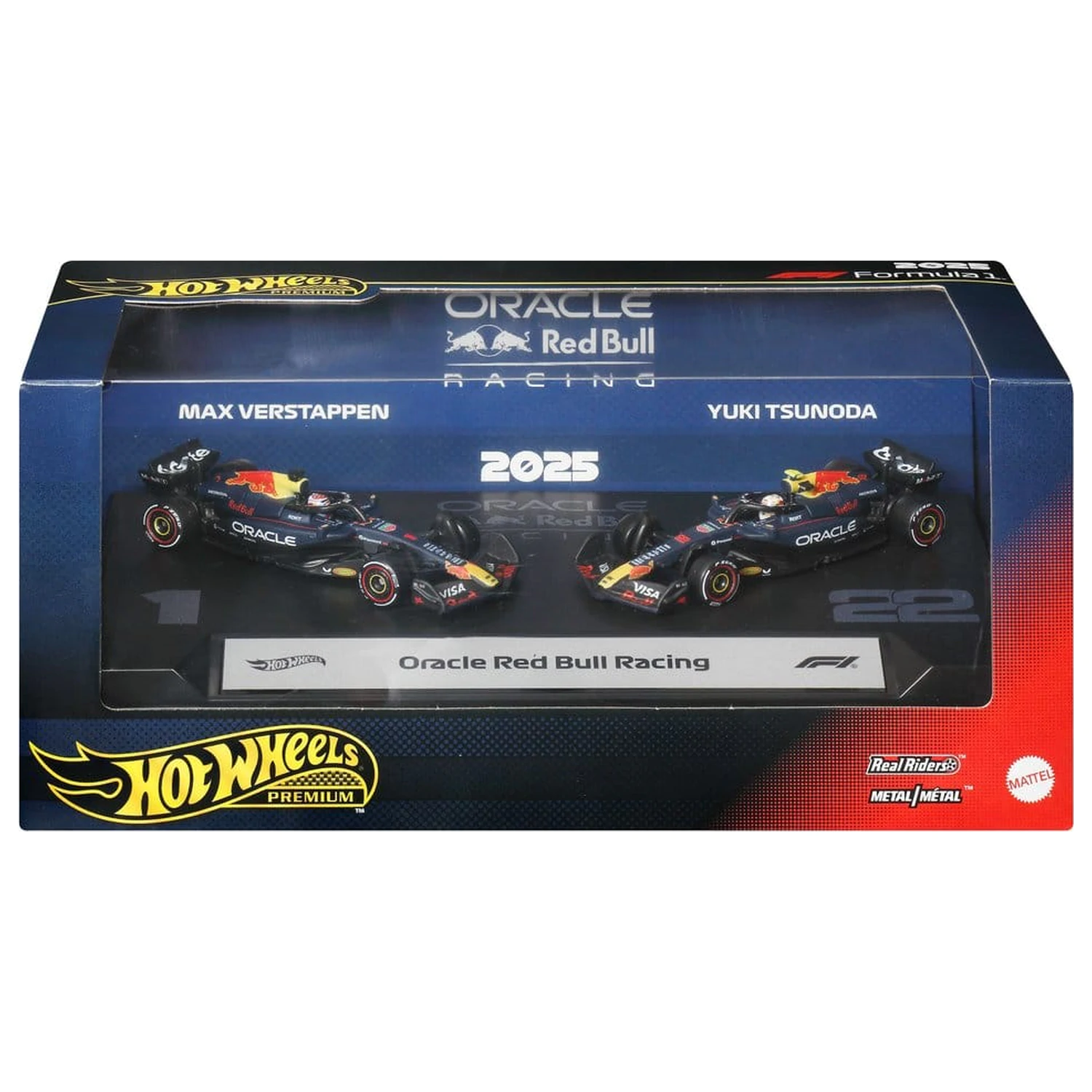 Formula 1 Hot Wheels Premium lijevani modeli vozila, pakiranje od 2 komada 1/64 Oracle Red Bull Racing fotografija proizvoda