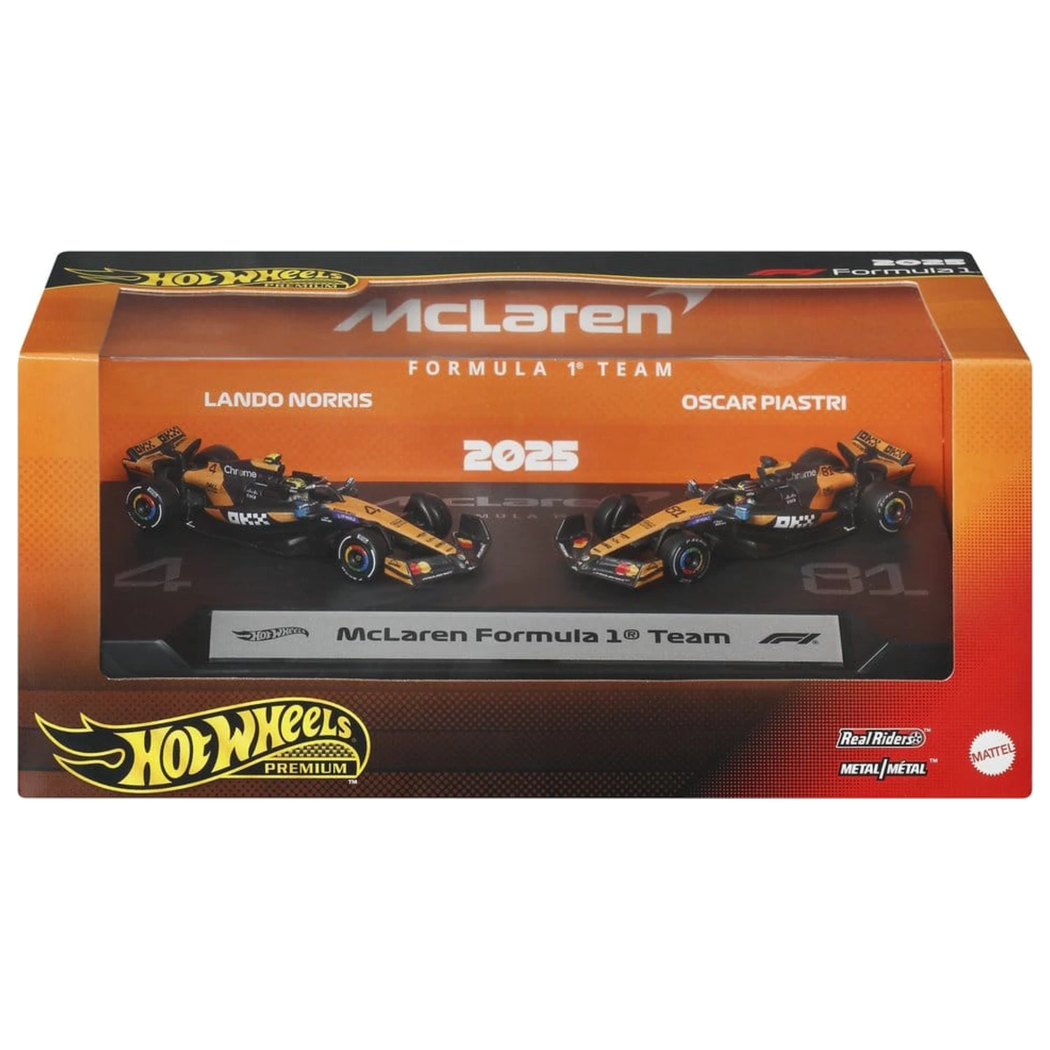 Formula 1 Hot Wheels Premium lijevano vozilo 2-Pakiranje 1:64 Team McLaren fotografija proizvoda