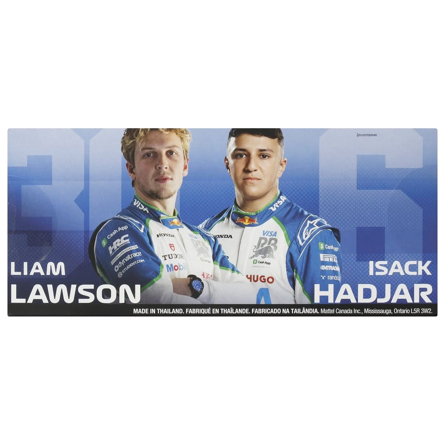 Formula 1 Hot Wheels Premium Lijevani automobil 2-pakiranje 1:64 Team Visa Cash App Racing Bulls fotografija proizvoda