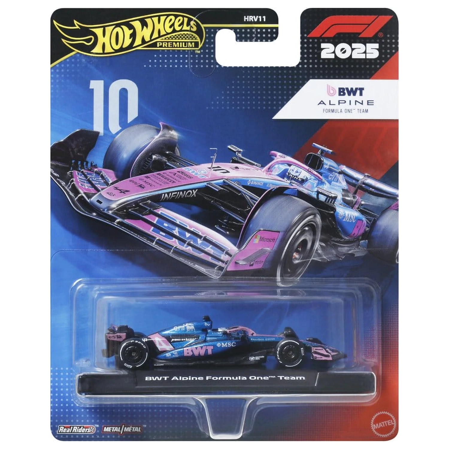 Formula 1 Hot Wheels Premium lijevano vozilo 1:64 Team Alpine: Driver 1 fotografija proizvoda